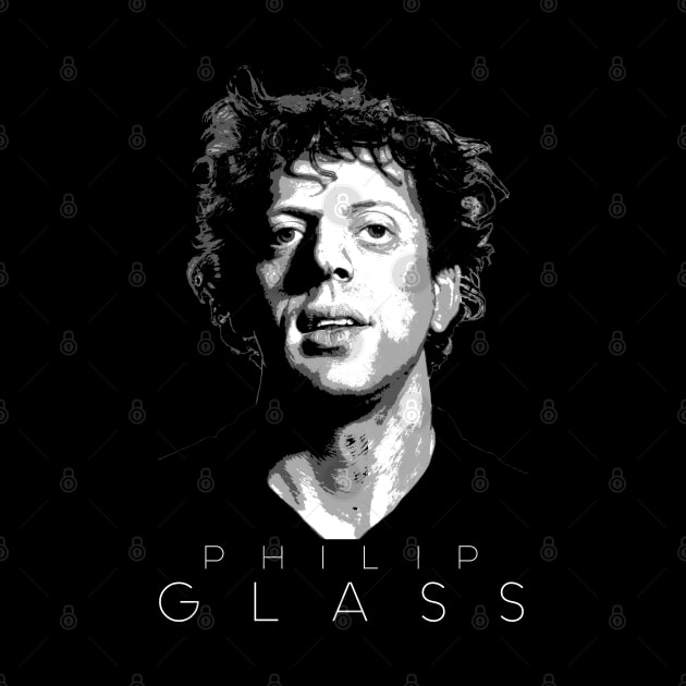 Philip Glass - Black and White by TheMarineBiologist