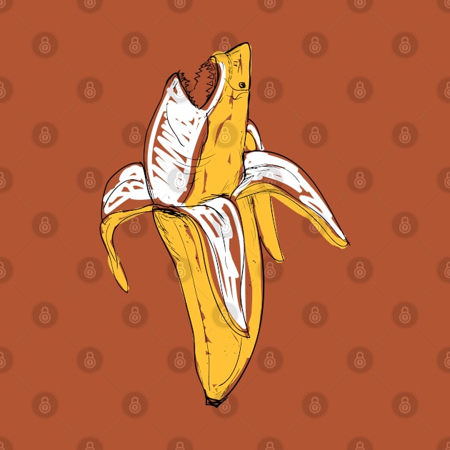 Banana Shark by Karliefie