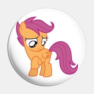 Sad Scootaloo 1 Pin