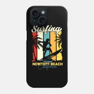 Surfing | The Wedge, Newport Beach, California Phone Case