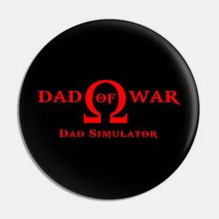 Dad of War Pin