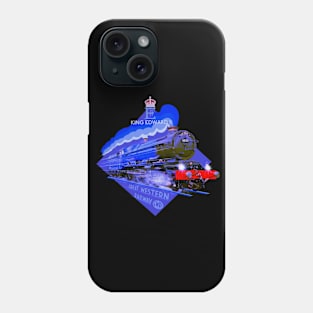 The_Gorgeous_Great_Western_King_Edward_II_Steam_Engine Phone Case