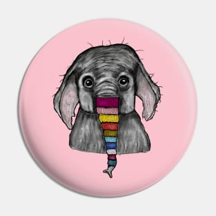 Elephat Knit Pin