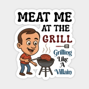 Steak Grilling Magnet