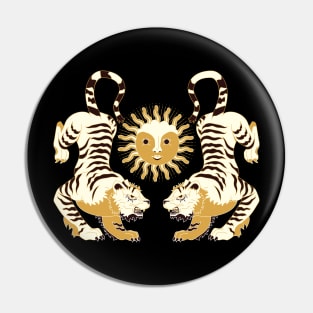 Traditional Tiger Sun Pin