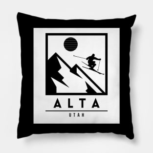Alta utah united states ski Pillow
