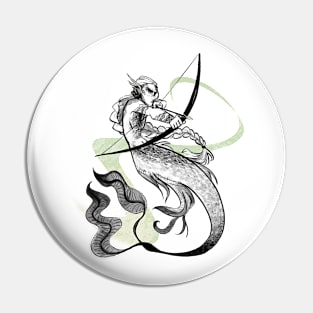 Arrow - Mermaid Design Pin