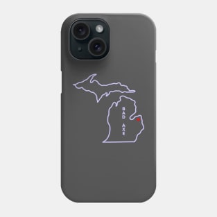 Bad Axe MI Love (Lavendar) Phone Case