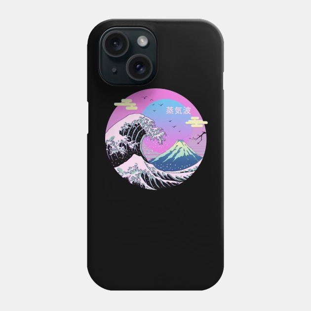 The Great Vaporwave Front and Back Print Phone Case by Vincent Trinidad Art