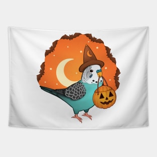 Halloween Budgie Tapestry