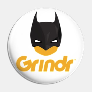 Grindr Bat Logo Pin