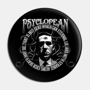 Psyclopean - Strange Aeons - Lovecraft Tentacles Dark Ambient Dungeon Synth Pin