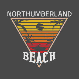 Beach happiness in Northumberland T-Shirt