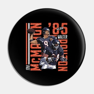 Jim Mcmahon Walter Payton Chicago Duo Pin