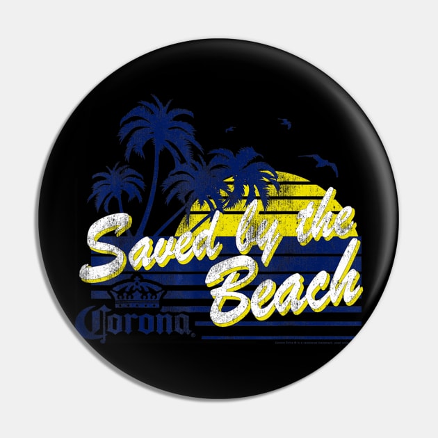 Officially Licensed Corona Saved By The Beach Pin by easleyzzi