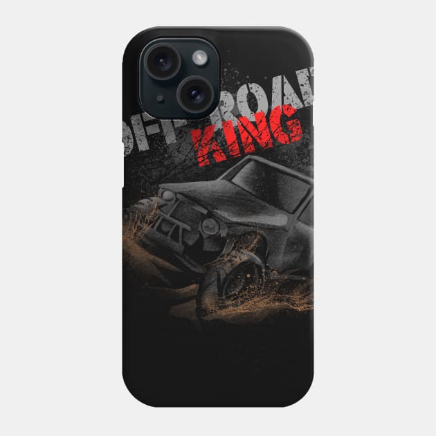 off road king Phone Case by damzu