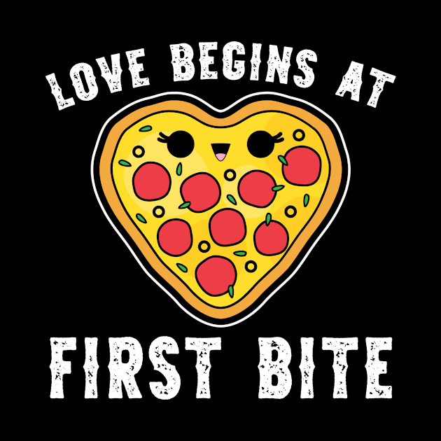 Love Begins At First Bite by SpacemanTees