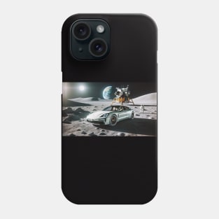 2021 Porsche Panamera on the Moon Phone Case