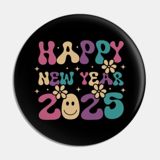 Happy New Year 2025 Pin