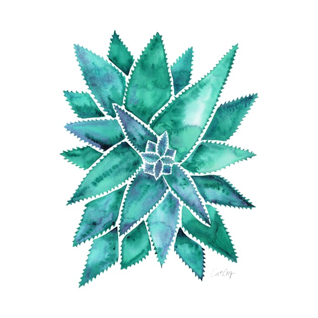 Turquoise Aloe Vera by CatCoq