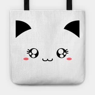 Cute Female Cate Face Tote