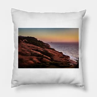 Centerville Beach at sunset Pillow