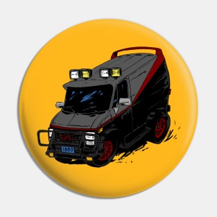 The A-Team Van! Pin