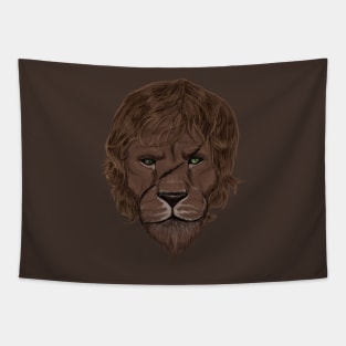 Scarred Lion Tapestry