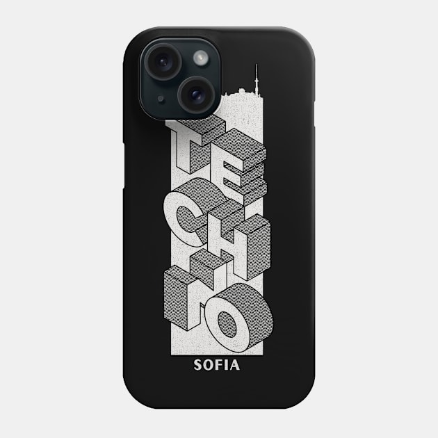 Techno Sofia Phone Case by Ferrazi