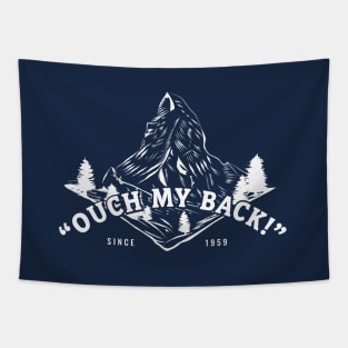 Ouch, My Back! Tapestry