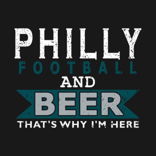 Philadelphia Pro Football and Beer T-Shirt