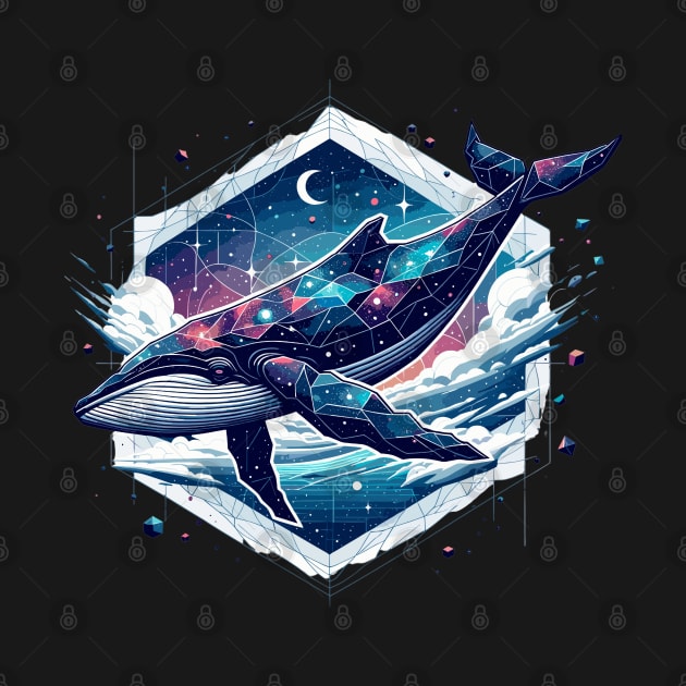 Celestial Space Voyager: Galactic Whale by Graphic Wonders Emporium