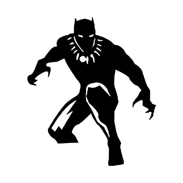 Download panther silhouette - Black Panther - Kids T-Shirt | TeePublic