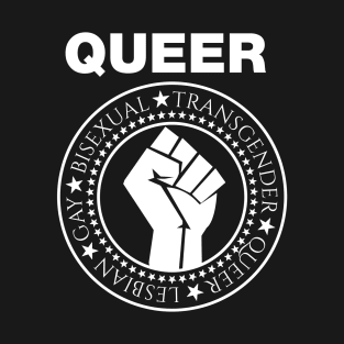 Team Rainbow LGBT Queer punk T-Shirt