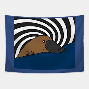 Platypus Vintage Retro Tapestry