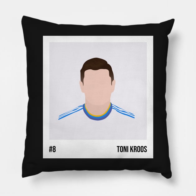 Toni Kroos Minimalistic Camera Film Pillow by GotchaFace