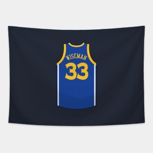 James Wiseman Golden State Jersey Qiangy Tapestry