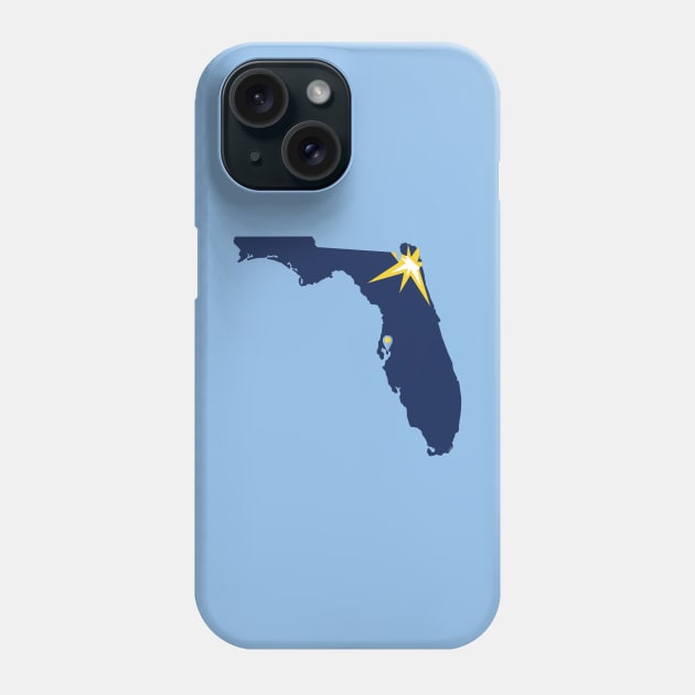 Tampa Bay Baseball Phone Case by doctorheadly