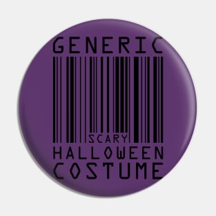 Halloween Barcode Costume (Black)[HT] Pin