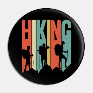 Vintage Hiking tshirt Pin