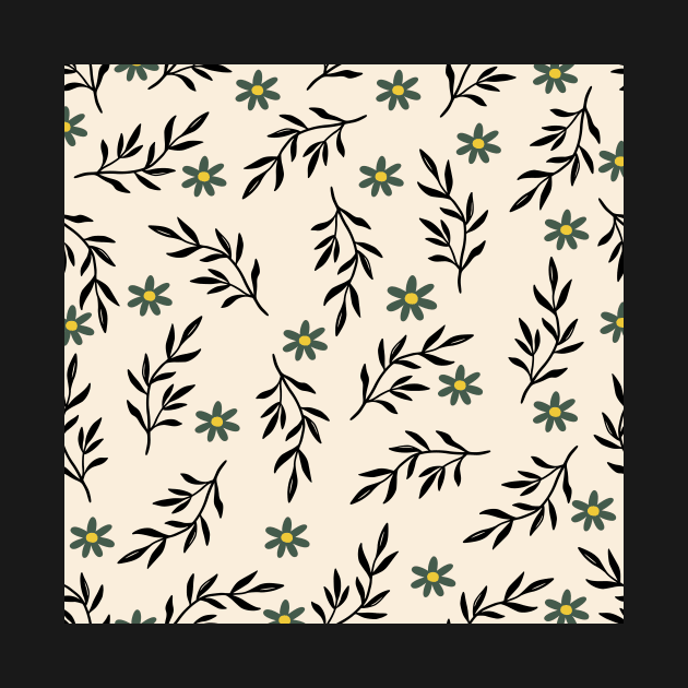 Leaf Seamless Pattern by Cylien Art