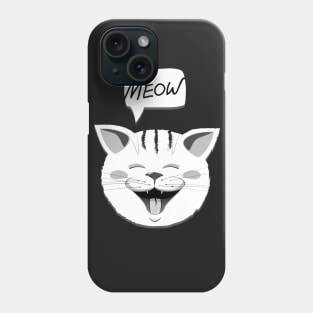 Meowing Cat Phone Case