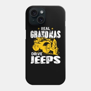 Real Grandmas Drive Jeeps Jeep Men/Women/Kid Jeeps Lover Phone Case