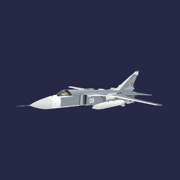 Su-24 Russian Attack Aircraft by NorseTech