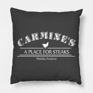 Carmine's A place for steaks Pillow