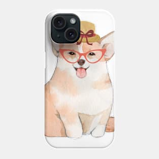 Fashionable Corgi Phone Case