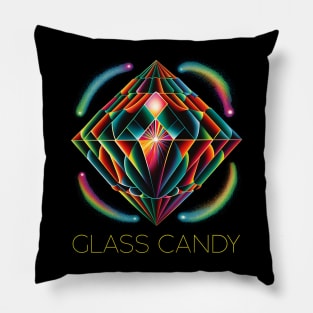 Glass Candy  • • • • Retro Style Original Fan Design Pillow