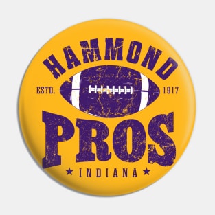 Hammond Pros Football Pin