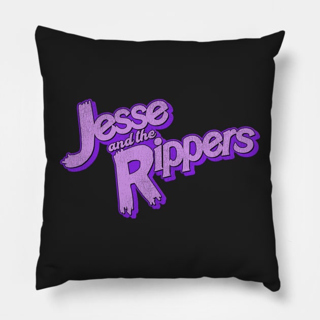 Jesse and the Rippers Pillow by darklordpug