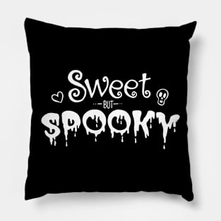 Sweet but Spooky - White Pillow